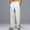 Blanc, variante sur Rabais à 10 $ et Moins Mrasaso Pantalon pour Homme, Pantalon Décontracté Ample Droit Uni pour Homme avec Poche avant à Double Plis