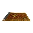thumbnail image 2 of Ahgly Company Indoor Square Persian Yellow Traditional Area Rugs, 5' Square, 2 of 4