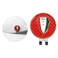 thumbnail image 4 of de pelota   para sombrero, golfista de hierro de 25 mm, un putt Rojo shamjiam Marcador de pelotas de golf, 4 of 8