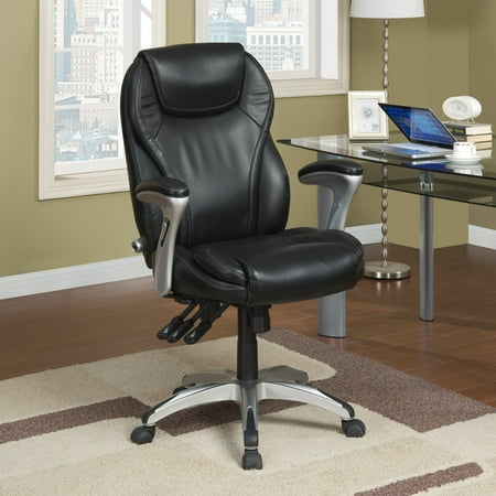 Ergo-Executive Chair Black Leather - Serta