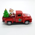 thumbnail image 5 of Christmas Red Truck Decoration,Vintage Farmhouse Metal Trucks Green Red Pickup Tiered Tray Decor for Tabletop Home Kitchen Centerpiece Decorations,Christmas Truck with Mini Santa Tree Decor, 5 of 5