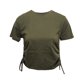 thumbnail image 3 of TriDri - Top Crop Plegado para Mujer (Negro), 3 of 3