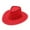 Red, variant on JJHGVB Cowboy Hat Western Beach Sun Hat Cowboy Hat with String Cowboys Hat Wide Brim Cowboy Hat Men’s Hats Women Cowgirl Hat Army Green One Size