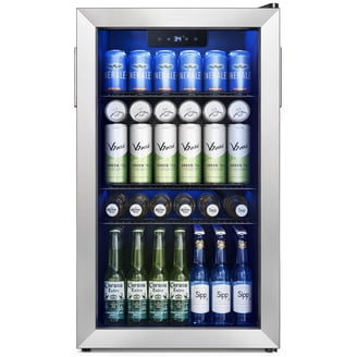 バドワイザー 缶型 冷蔵庫 Budweiser 3.2 cu. ft. Refrigerator FR320, Red, Flush Back Design