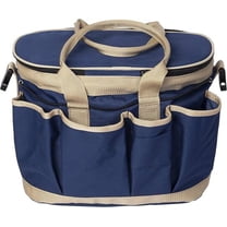 Huntley Equestrian Deluxe Grooming Organizer Bag, Navy Blue