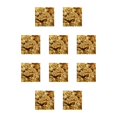 thumbnail image 3 of Qarigey 100 Pieces Artificial Rose Flower Petals Accessories Party Layout Household Fake Flowers Cloth Wedding Ornament Romantic oro 5x5cm 10piezas, 3 of 6