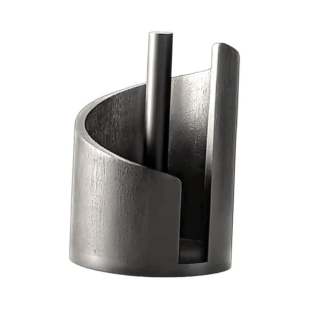 Portarrollos de papel de cocina de madera, redondo, estilo rústico, moderno Gris