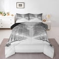 thumbnail image 2 of Erosebridal Winter Snow Bedding Sets Queen with Comforter, Street Duvet Insert, Branch Tree Decor, Reversible 3-Piece, 2 of 7
