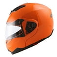 thumbnail image 2 of 1Storm Motorcycle Street Bike Modular/Flip up Dual Visor/Sun Shield Full Face Helmet HG339 Glossy Orange, 2 of 7