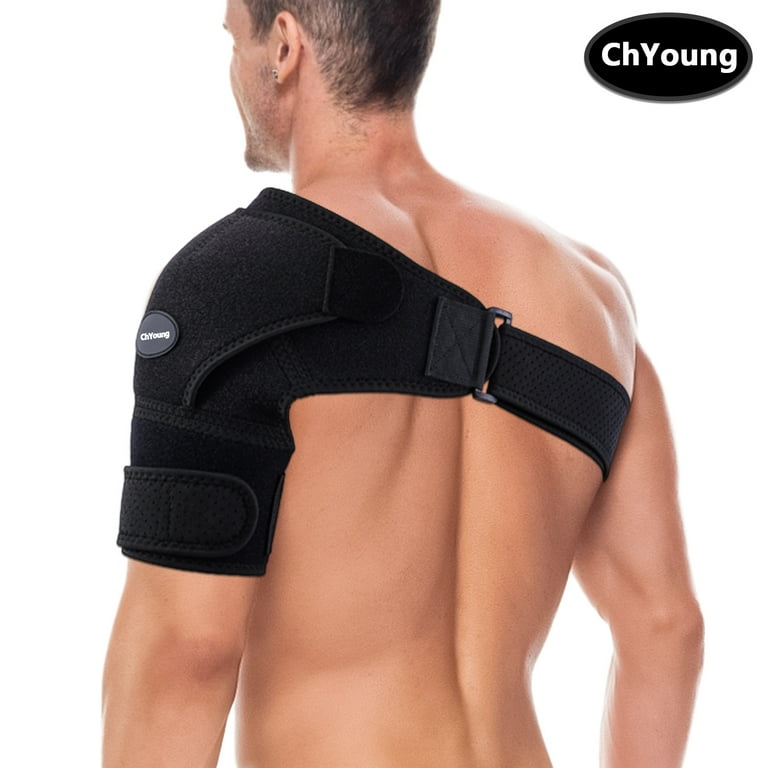 COPPER HEAL – Shoulder Brace Adjustable Compression Sleeve Torn Rotator  Cuff Men Women Stability support Immobilizer wrap Tendonitis Dislocation  Bursitis AC Joint Pain Relief Dislocated Strap : Health & Household 