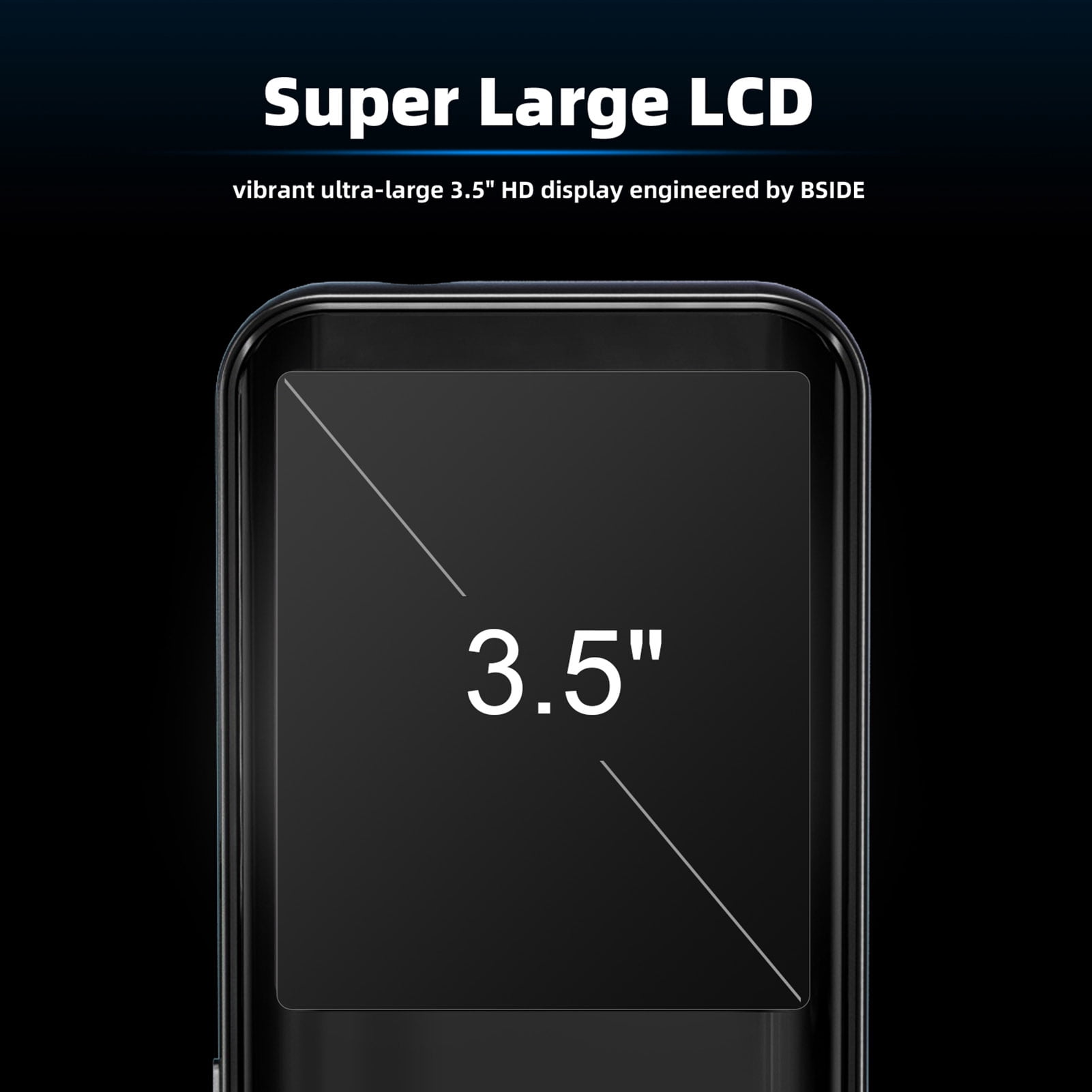 Voltmeter BSIDE S10 Intelligent 9999 Counts Multimeter Digital LCD Display AC/DC Voltmeter Ohmmeter Test Resistance Capacitance Frequency Diode Continuity NCV Live Line with Flash Light Data