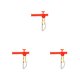 thumbnail image 2 of Eigraketly Paquete de 10 anzuelos de balance de pescado anzuelos de liberación anti-bobinado divisor de gancho accesorios de pesca de gran tamaño regalos Type1 NO1 Eigraketly CBP361718, 2 of 6