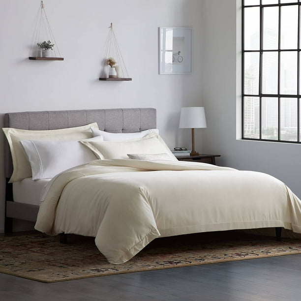 I have had cream and or white bedding for as long as i can recall. walmart