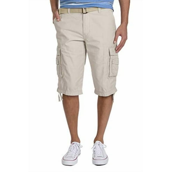 Unionbay Men's Cordova Belted Cargo Short Messenger - 42 - Sand