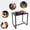 Black, variant on ToppiJoy Foldable Arm Wrestling Table, Arm Wrestling Table, Heavy-Duty Steel Frame PU & EVA Padding for Home/Gym Black, Red