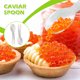thumbnail image 2 of Matsuzay Cuchara de té para beber té, elegante forma de concha, esencial para beber té, cuchara de Caviar, 2 pack/lote Cocina y Comedor, 2 of 6