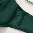 thumbnail image 4 of ATOYSOY Lace Bra for Womens Full Coverage Underwire Bras Padded Underwea (Green,XXL), 4 of 4