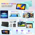 thumbnail image 5 of Android 15 Tablet,7 inch Tablets with Case,Penta-Core,3GB+32GB 1TB Expandable Storage,Wi-Fi 6, 5G Dual-Band，3500mAh Battery -Green, 5 of 7