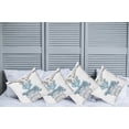 thumbnail image 6 of Ambesonne Retro Throw Pillow Cover 4 Pack, Antique Muse, 24", Pale Blue Umber, 6 of 6