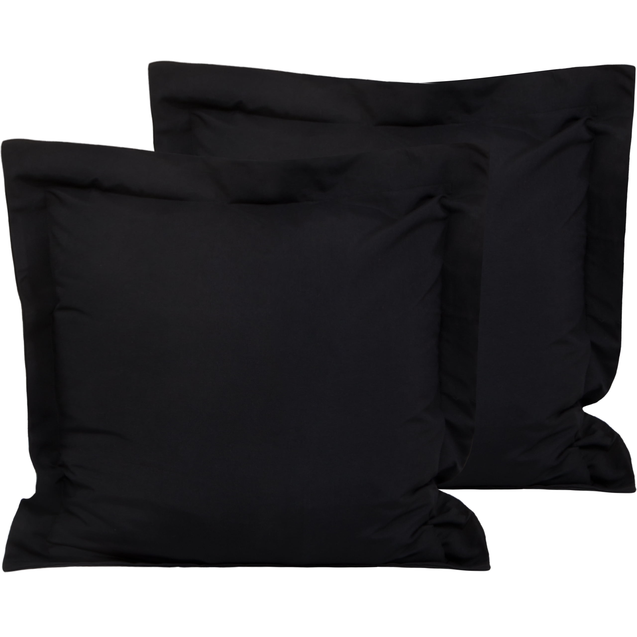 FLXXIE 2 Pack Microfiber Euro Pillow Shams, Ultra Soft European Throw ...