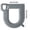 Gray, variant on Reusable Toilet Seat, Bathroom Toilet Seat Cover Pad with Handle, Waterproof Soft Pad Self-Adhesive Toilet Seat Cover Pad