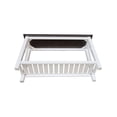 thumbnail image 6 of Surrey Solid Wood Console/Sofa Table in White/Heather Gray, 6 of 8