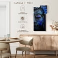 thumbnail image 5 of Elephant Stock Blue Meditating Buddha Wall Art - Religion And Spirituality Canvas Canvas - 12" x 24", 5 of 8