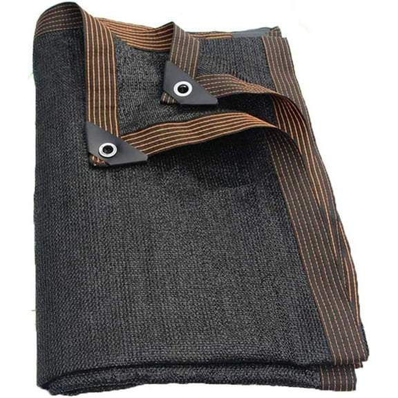 Sunblock Shade Cloth 10x10ft, Mesh Sun Protection for Plants, Greenhouse Net With Grommets - for Garden, Patio, Barn or Kennel