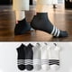 thumbnail image 1 of Calcetines para mujer, de rayas, sencillos, de otoño, finos, de algodón, transpirables, de combinación completa, 1 of 6