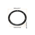 thumbnail image 2 of Uxcell 6 Pcs Rotating Swivel Stand with Steel Ball Lazy Susan Base Turntable 6.3 x 4.92 x 0.06" Black, 2 of 4