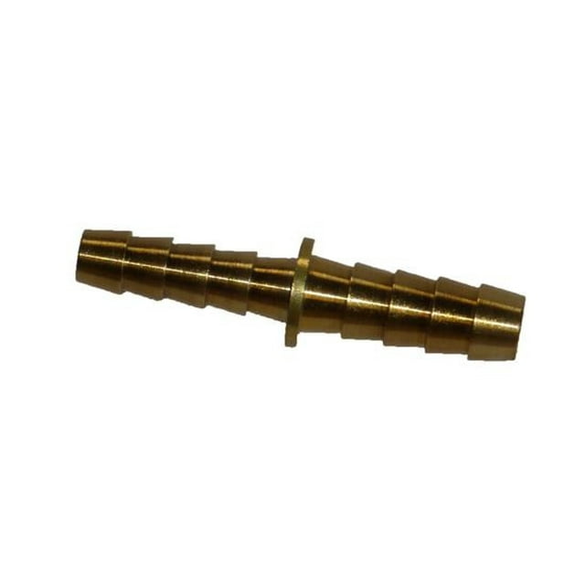 Helix Racing Coupler Fitting 053-3492 3/8 To 5/16 Inch Reducer Hose Barb; Straight; Without O-Ring; Without Jam Nut; Brass; Single