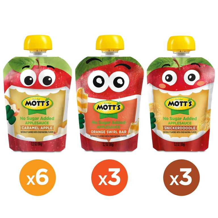 Mott's No Sugar Added Dessert Dreamland Applesauce Variety Pack