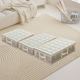 thumbnail image 7 of Guanhe Foldable Underbed Bags, Blankets Clothes Comforters Storage Bag Breathable Zippered Organizer for Bedroom with Clear Window and 4 Handles(S), 7 of 7
