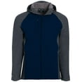 thumbnail image 3 of Holloway Sportswear 3XL Raider Softshell Jacket Carbon Print/Navy 229157, 3 of 4