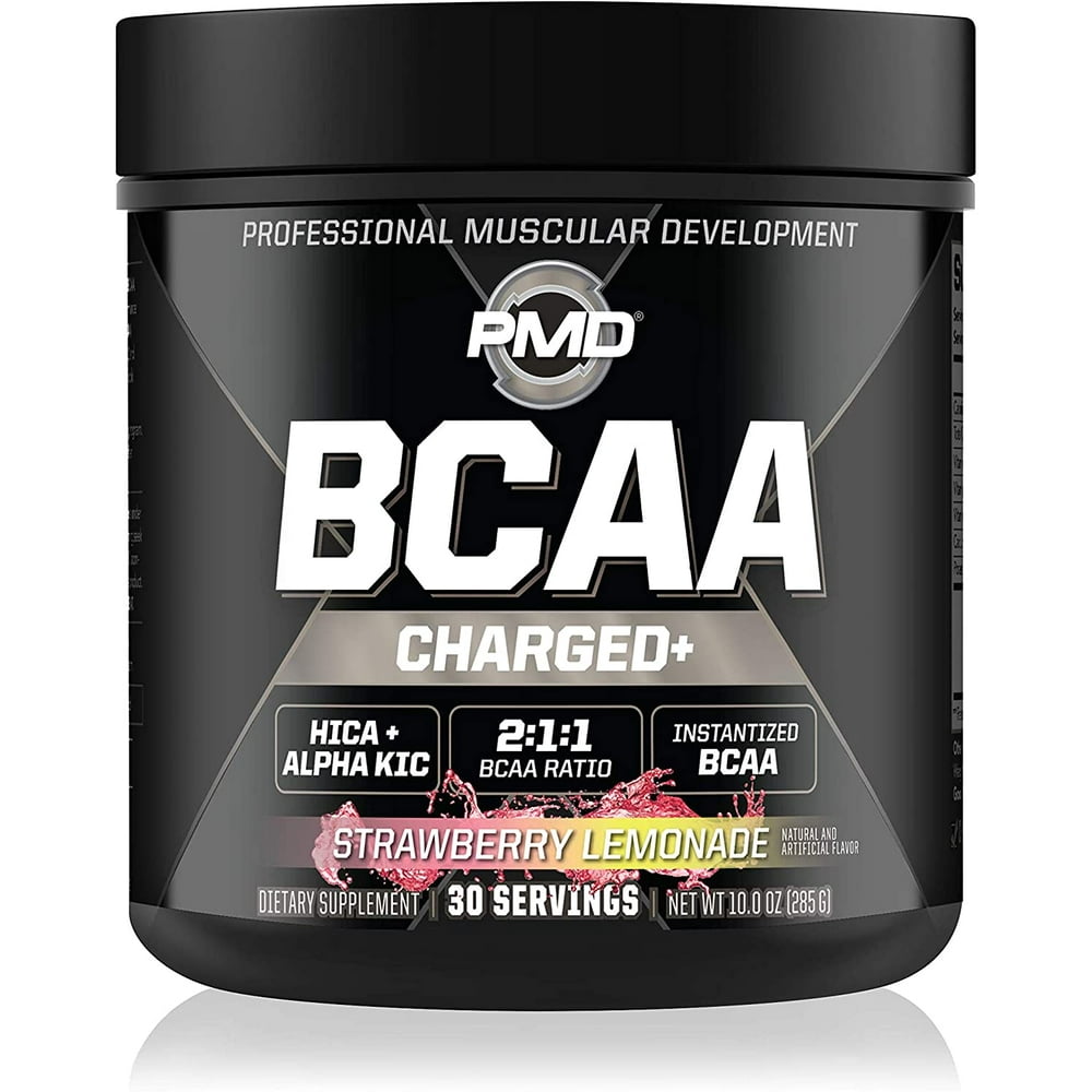 PMD Sports BCAA Charged Delicious Amino Acid Drink Mix for Performance