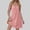 Pink, variant on ZZwxWA Womens Casual Summer Dresses 2025 Sexy Spaghetti Straps Casual Dress Solid Color Short Dress Spring Dress