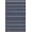 Indigo Blue White, Pattern 3, variant on Design&I 8'x10' Washable Area Rug Herringbone Vintage Faded Interlocking Geometric Boho Washed Flowing Dynamic for Dining Room, Large Office, Lounge, Snag-Free