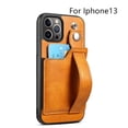 thumbnail image 2 of MesaSe PU Leather Phone Protective Cover for  13/ Pro/ Pro Max/ mini   12/ Pro (6.1)/ mini (5.4)/ Pro Max (6.7)  Soft Mobile Phone 3-in-1 Wrist Band Card Holder, 2 of 8