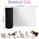 thumbnail image 4 of Papel de lija de repuesto para rascador de uñas de perro, papel esmeril para gatos, papel de lija, para muebles de mascotas, protector para puerta y pared (12 x 15 pies, negro), 4 of 7