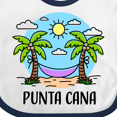 thumbnail image 4 of Inktastic Summer Vacation in Punta Cana Boys or Girls Baby Bib, 4 of 4