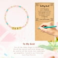 thumbnail image 3 of Inspirational Family Lettter Bead Bracelet For Women,Jewelry Gifts For Granddaughter/Daughter/Mom/Sister/Wife/Niece/Aunt/Friend/Nana/Gigi,Mothers Day,Birthday, 3 of 5