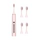 thumbnail image 2 of Cepillos de dientes eléctricos Cepillo de dientes 6 modos de limpieza Cepillo de dientes portátil para adultos de viaje con 4 cabezales de repuesto un cepillo, 2 of 4