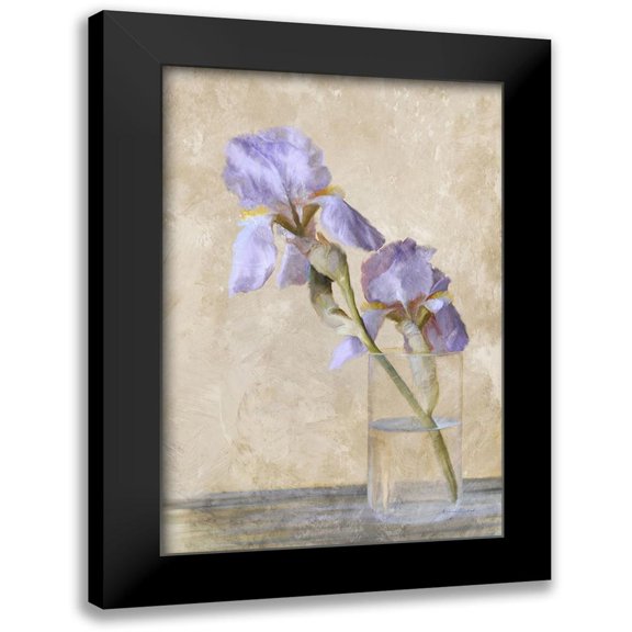Murdock, Ramona 13x18 Black Modern Framed Museum Art Print Titled - Blue Iris Stem