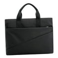 thumbnail image 3 of balikha Briefcase Document Bag Bag files Organizer Multifunctional Container Case Storage Bag Laptop Briefcase Laptop Case black, 3 of 9