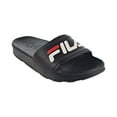 thumbnail image 2 of Fila Sleek LT Men's Slide Black-White-Red 1sm00004-014, 2 of 6