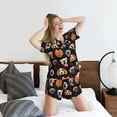 thumbnail image 5 of Rateoe Different Breeds Of Dogs Pattern Women's Short-Sleeved Pajama Set - 2 Piece Soft and Lightweight Sleepwear Set-XX-Large, 5 of 7