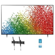 LG 75NANO99UPA 75" Class UHD 8K NanoCell TV with Walts TV Large/Extra Large Tilt Mount for 43"-90" Compatible TV's and Walts HDTV Screen Cleaner Kit (2021)