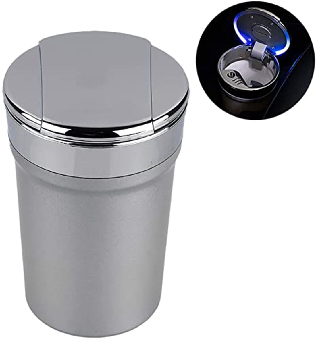 Mini Trash Can with Lid for Car Cup HolderWashable Silicone Automotive Details about   1X 