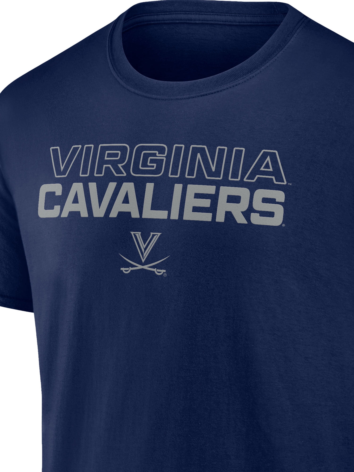 NCAA Virginia Cavaliers Men's Cotton Navy Short Sleeve T-Shirt