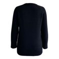 thumbnail image 2 of Suéter George para Mujer, Cuello Redondo Rayas Marino Talla M, 2 of 4